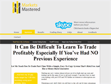 Tablet Screenshot of marketsmastered.com